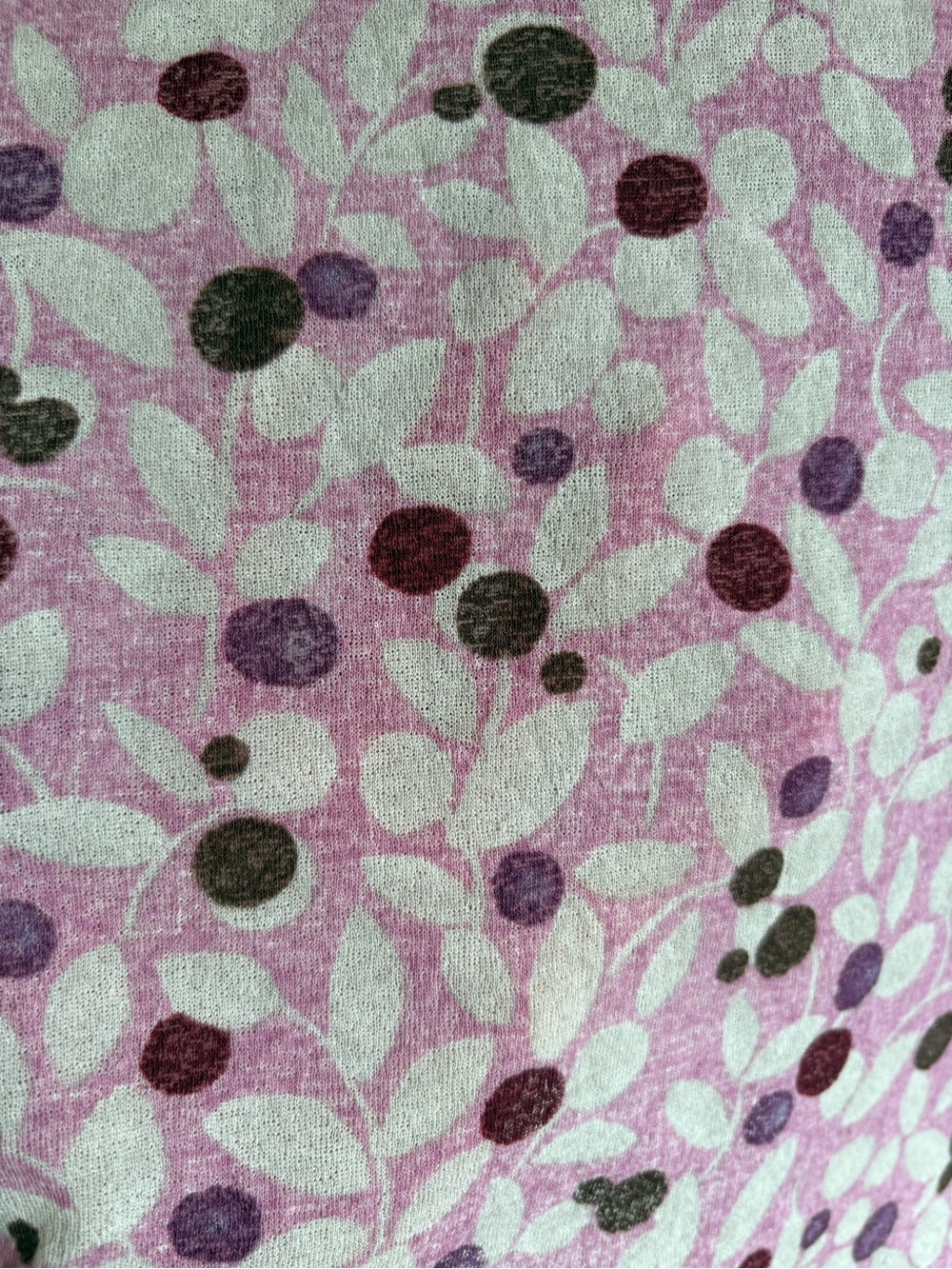 Vintage J Jill Korea Pink Berries Floral‎ Blouse Romantic Fairy Blouse Top S - Picture 5 of 9